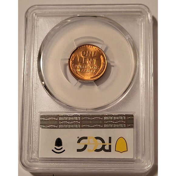 1941 S Lincoln Wheat Cent MS66 RED PCGS - Picture 2 of 4